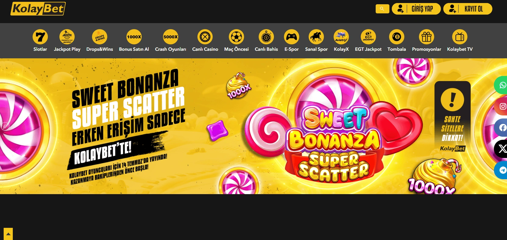 KolayBet slotlar, casino ve hızlı oyunlar — oyun çeşitliliği KolayBet slotlar, casino ve hızlı oyunlar